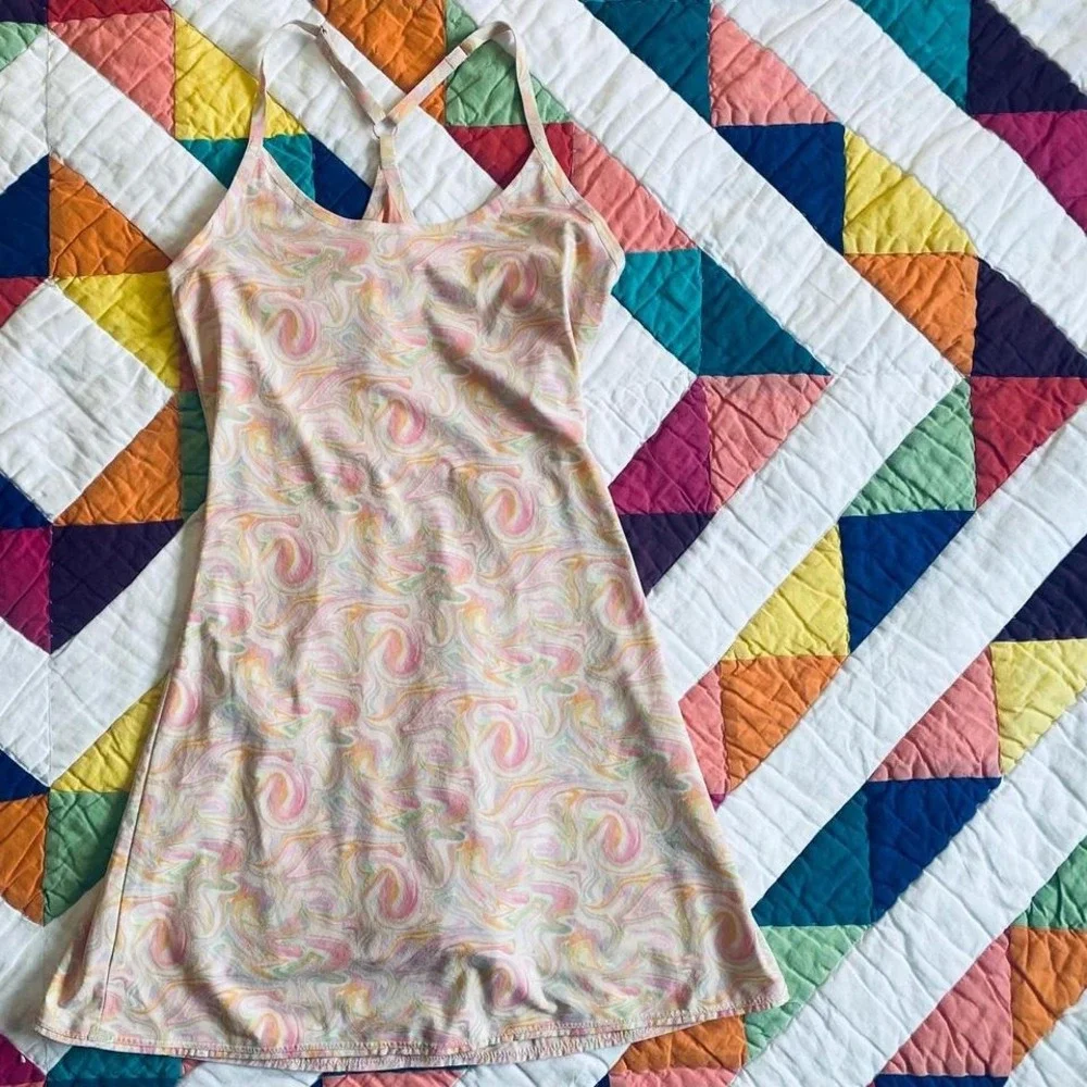 Outdoor Voices Marbled Exercise Dress in Pink NWOT - Picture 1 of 8